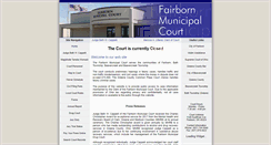 Desktop Screenshot of fairbornmunicipalcourt.us