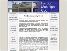 Tablet Screenshot of fairbornmunicipalcourt.us